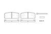 KAWE 0020 00 Brake Pad Set, disc brake